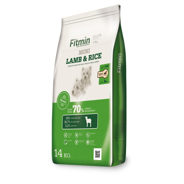 Fitmin mini lamb&rice - 14kg