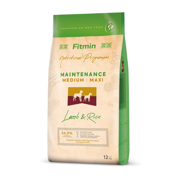 Fitmin Medium Maxi Lamb&Rice - 12kg