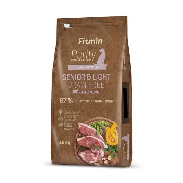 Fitmin dog Purity Grain Free Senior&Light Lamb - 12 kg